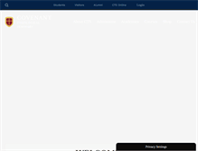 Tablet Screenshot of gocovenant.net